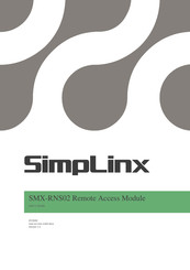 SimpLinx SMX-RNS02 User Manual
