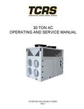 TCRS AC30TON Operating And Service Manual