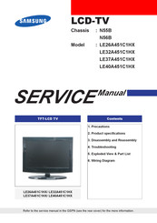 Samsung LE26A451C1HX Service Manual