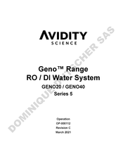 Avidity Science GENO40 Manual