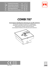 Meccanica Fadini COMBI 787 Instruction Manual