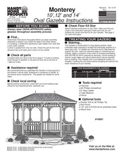 Handy Home Products Monterey Instructions Manual