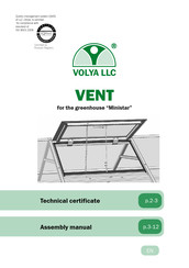 Volya VENT Assembly Manual