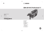 Bosch Professional GBH 18V-40 C Original Instructions Manual