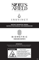 SPORTS AFIELD INSTINCT BIOMETRIC Series Instruction Manual