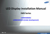 Samsung LH006IWBMES Installation Manual