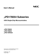 NEC mPD178F054 User Manual