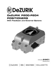 DeZurik V200 Installation,Operation And Maintenance Instruction