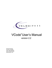 Velocity VCode User Manual