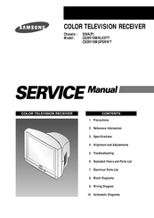 Samsung CS29V10MNLXXTT Service Manual