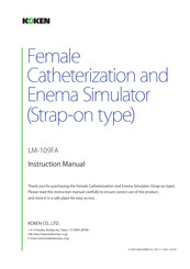 KOKEN LM-109FA Instruction Manual