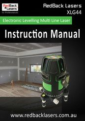 RedBack Lasers XLG44 Instruction Manual