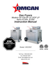 Omcan 47354 Instruction Manual