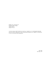Forma Scientific 1122 Manual