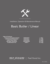 mr. steam Butler Installation, Operation & Maintenance Manual