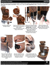 Angelo Decor Canmore AD97834 Assembly Instructions