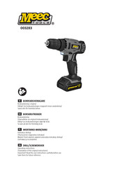 Jula Meec tools 003-283 Operating Instructions Manual