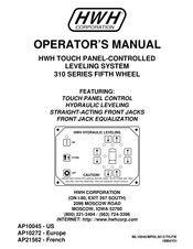 Hwh 310 Series Operator's Manual