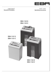 Eba 1125 S Operating Instructions Manual