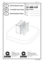 Sove 31-400-110 Assembly Instructions Manual