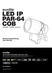 EuroLite LED IP PAR-64 COB User Manual