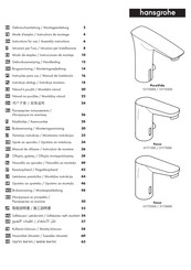 Hans Grohe Focus 31171 Series Instructions For Use/Assembly Instructions