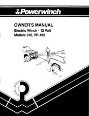 Powerwinch 316 Owner's Manual