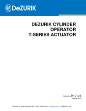 DeZurik T Series Operator's Manual