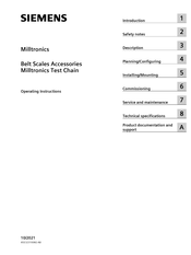 Siemens milltronics Operating Instructions Manual