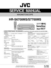 JVC HR-S7700MS Service Manual