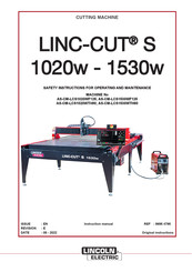 Lincoln Electric LINC-CUT AS-CM-LCS1020WF125 Instruction Manual