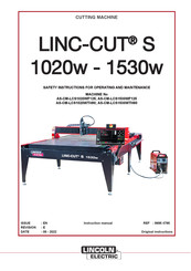 Lincoln Electric LINC-CUT S 1020w Instruction Manual