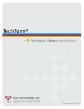 Two Technologies TechTerm TT1R4 Technical Reference Manual