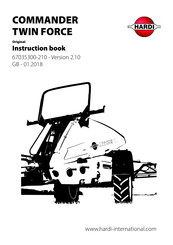 Hardi COMMANDER TWIN FORCE Instruction Book