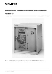 Siemens 7SD502 Instruction Manual