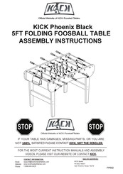 KICK Phoenix Black Assembly Instructions Manual