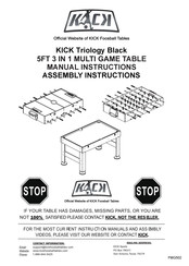 KICK Triology Black Assembly Instructions Manual