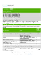 HP Cray CS E1000 Disassembly Instructions Manual