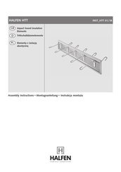 Halfen HTT Assembly Instructions Manual