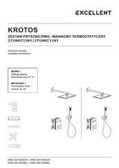 Excellent KROTOS AREX.SET.8046CR Installation Instructions Manual