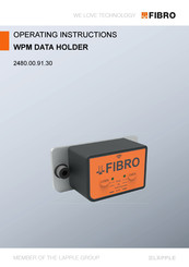 FIBRO 2480.00.91.30 Operating Instructions Manual