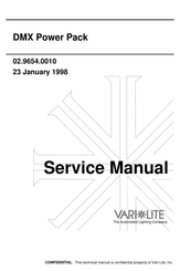 VARILITE DMX Power Pack C3 Dimmer Service Manual
