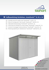 Biohort AvantGarde M Assembly Manual