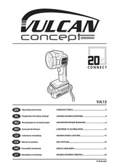 Vulcan Concept CONNECT 20V VJL12 Operating Instructions Manual