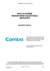 Comba SR-2110 Equipment Manual