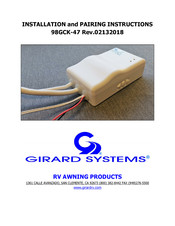 Girard Systems 98GC274B Installation And Instruction