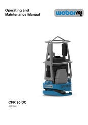Weber mt CFR 90 DC Operating And Maintenance Manual