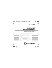 Motorola RadioShack WordLine FLX Owner's Manual