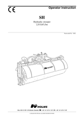 HOLMS SH 2.5 Operator Instructions Manual