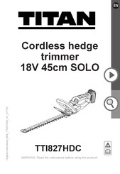 Titan TTI827HDC Manual